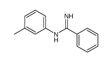 N-(3-methylphenyl)-benzamidine Structure