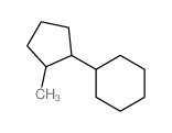 Cyclohexane, (2-methylcyclopentyl)- structure