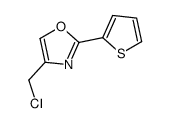 4-(CHLOROMETHYL)-2-THIEN-2-YL-1,3-OXAZOLE Structure