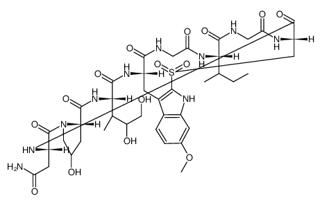Sulfone 6'-O-methyl-S-oxo-α-amanitin结构式