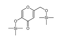 2-[(Trimethylsilyloxy)methyl]-5-(trimethylsilyloxy)-4H-pyran-4-one structure