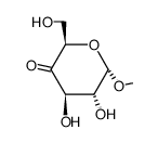 methyl α-D-xylo-hexopyranosid-4-ulose结构式