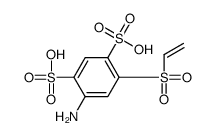 4-amino-6-ethenylsulfonylbenzene-1,3-disulfonic acid结构式