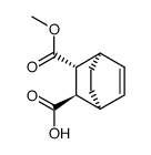 bicyclo[2.2.2]oct-5-ene-trans-2,3-dicarboxylic acid exo-3-methyl ester Structure