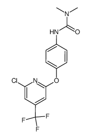 3-[4-(6-Chloro-4-trifluoromethyl-pyridin-2-yloxy)-phenyl]-1,1-dimethyl-urea Structure