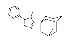 3-(Adamantan-1-yl)-4-methyl-5-phenyl-4H-1,2,4-triazole结构式