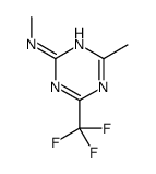 N,4-dimethyl-6-(trifluoromethyl)-1,3,5-triazin-2-amine Structure