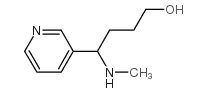 4-(N-Methylamino)-4-(3-pyridyl)butane-1-ol Structure