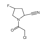 (2S,4S)-1-(2-氯乙酰基)-4-氟吡咯烷-2-甲腈结构式