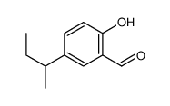 5-butan-2-yl-2-hydroxybenzaldehyde结构式