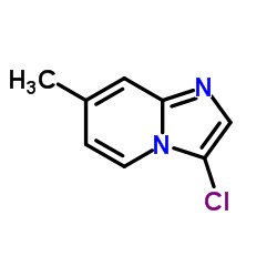 IMidazo[1,2-a]pyridine, 3-chloro-7-Methyl-结构式