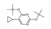 (5-cyclopropyl-2-trimethylsilyloxypyrimidin-4-yl)oxy-trimethylsilane结构式