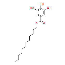 dodecyl-3,45-trihydroxybenzoate structure