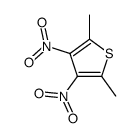 2,5-dimethyl-3,4-dinitrothiophene结构式