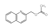 2-Quinolinemethanol,2-acetate Structure