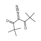 4-diazo-2,2,6,6-tetramethyl-heptane-3,5-dione结构式