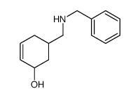 5-[(benzylamino)methyl]cyclohex-2-en-1-ol结构式