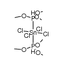hexamethyl (tetrachloro-l6-stannanediyl)bis(phosphate) Structure
