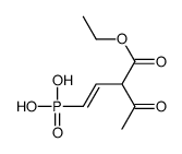 (3-ethoxycarbonyl-4-oxopent-1-enyl)phosphonic acid Structure