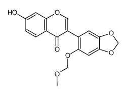 7-Hydroxy-3-(6-methoxymethoxy-benzo[1,3]dioxol-5-yl)-chromen-4-one结构式