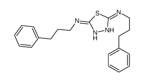 2-N,5-N-bis(3-phenylpropyl)-1,3,4-thiadiazole-2,5-diamine结构式