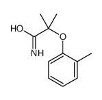 2-methyl-2-(2-methylphenoxy)propanamide结构式