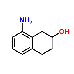 8-Amino-1,2,3,4-tetrahydro-2-naphthalenol structure