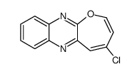 4-chlorooxepino[3,2-b]quinoxaline结构式