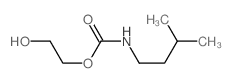Carbamic acid,isopentyl-, 2-hydroxyethyl ester (8CI) structure