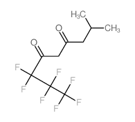 1,1,1,2,2,3,3-heptafluoro-8-methyl-nonane-4,6-dione结构式