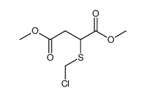 dimethyl 2-((chloromethyl)thio)succinate Structure