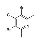 3,5-二溴-4-氯-2,6-二甲基吡啶结构式