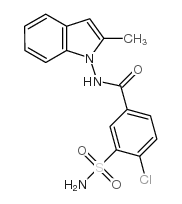 4-chloro-N-(2-methylindol-1-yl)-3-sulfamoylbenzamide picture