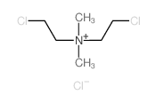 Ethanaminium,2-chloro-N-(2-chloroethyl)-N,N-dimethyl-, chloride (9CI) picture