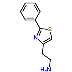 2-(2-Phenyl-1,3-thiazol-4-yl)ethanamine结构式