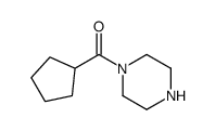 cyclopentyl(piperazin-1-yl)methanone Structure