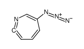 3-azido-1-azacyclohepta-2,4,6,7-tetraene结构式