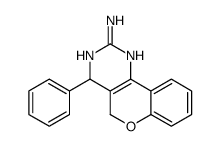 4-phenyl-4,5-dihydro-1H-chromeno[4,3-d]pyrimidin-2-amine Structure