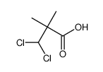 3,3-dichloro-2,2-dimethylpropionic acid结构式