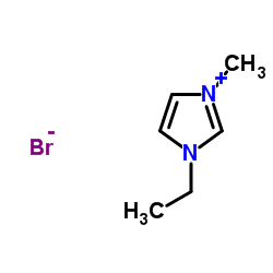 1-Ethyl-3-methylimidazolium Bromide structure