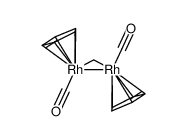 {CpRh(CO)}2(μ-CH2)结构式