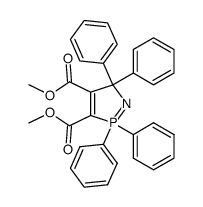 2,2,5,5-tetraphenyl-5H-2λ5-[1,2]azaphosphole-3,4-dicarboxylic acid dimethyl ester结构式
