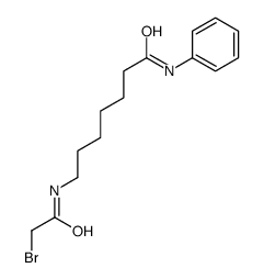 7-[(2-bromoacetyl)amino]-N-phenylheptanamide结构式