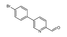 5-(4-bromophenyl)pyridine-2-carbaldehyde Structure