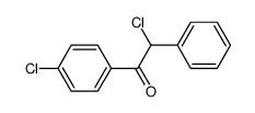 2-chloro-1-(4-chlorophenyl)-2-phenylethanone Structure