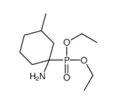 1-diethoxyphosphoryl-3-methylcyclohexan-1-amine结构式