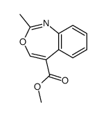 methyl 2-methyl-3,1-benzoxazepine-5-carboxylate结构式