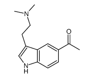 1-[3-[2-(dimethylamino)ethyl]-1H-indol-5-yl]ethanone结构式
