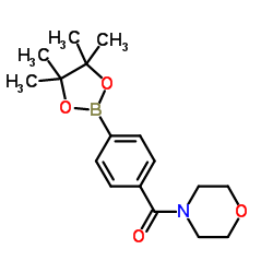 4-(Morpholine-4-carbonyl)phenylboronic Acid Pinacol Ester Structure