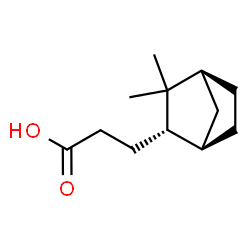 exo-3,3-dimethylbicyclo[2.2.1]heptane-2-propionic acid结构式